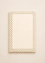 Saint Peter – Wooden Plaque with Printed Frame and Description